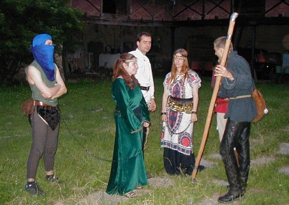Sklavenhndler mit Sklaven