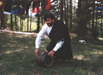 Brandon mit Bierfaß