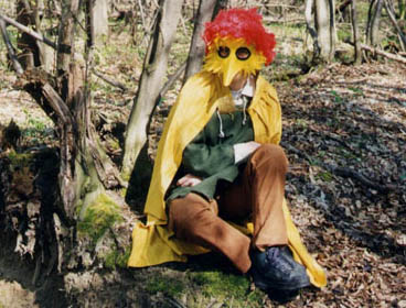 Ein seltsames Vogelwesen